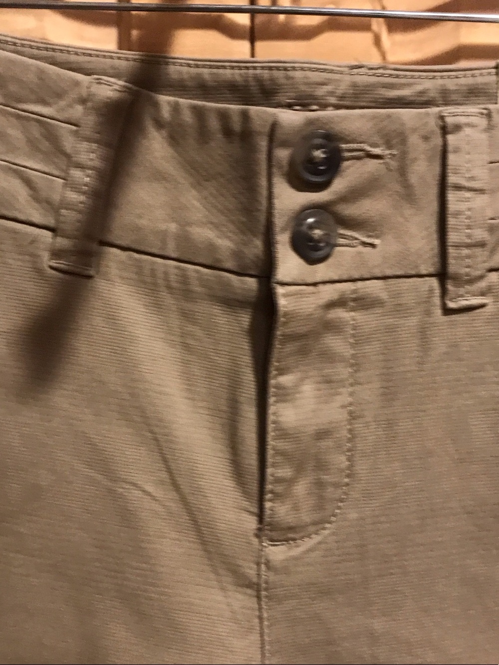 New Sonoma Women's Tan High-Rise Bermuda Shorts - Picture 3 of 7